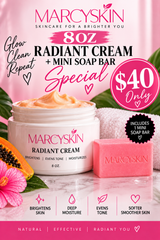 8oz Radiant Cream & Mini Soap Bar DEAL