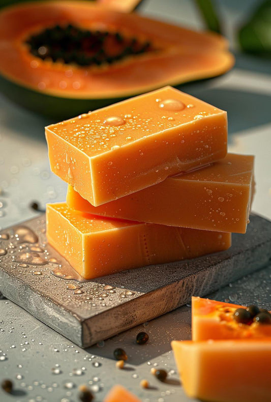 Papaya soap bar