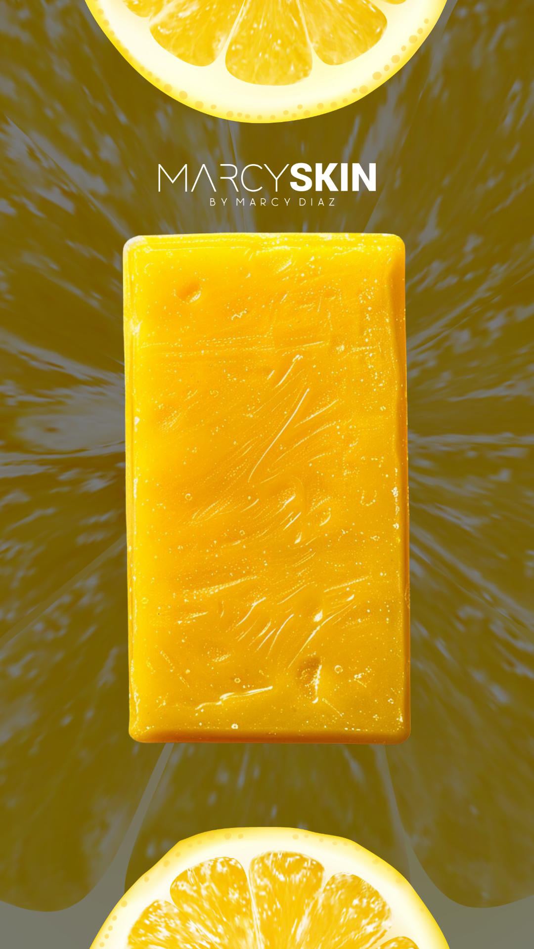 Lemon soap bar